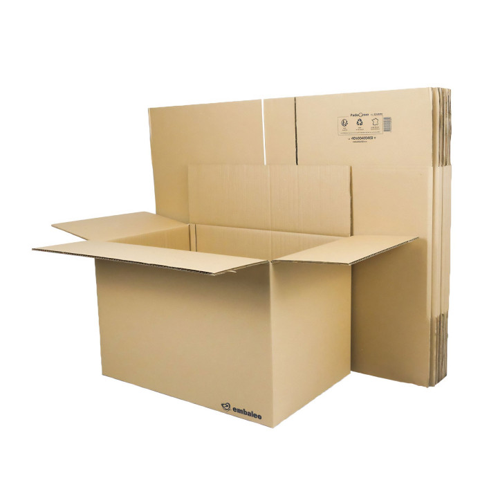 Carton double cannelure 60 x 50 x 40 cm