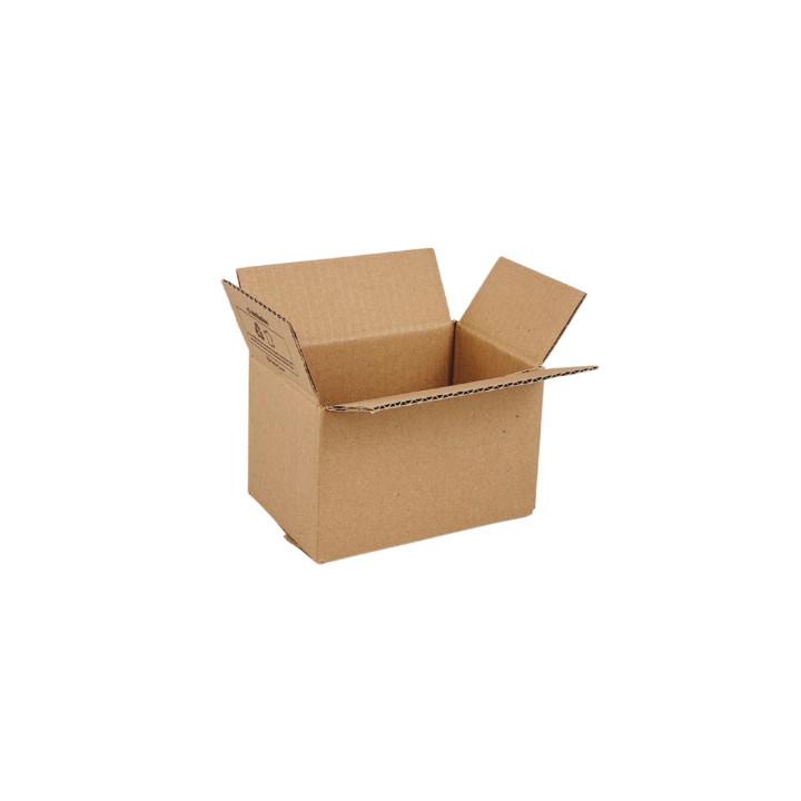 Carton simple cannelure 15 x 10 x 9,2 cm – Emballage recyclé et recyclable | Embaleo