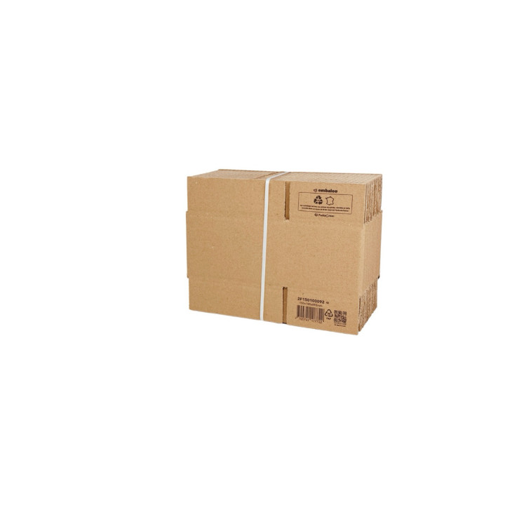 Carton simple cannelure 15 x 10 x 9,2 cm – Emballage recyclé et recyclable | Embaleo