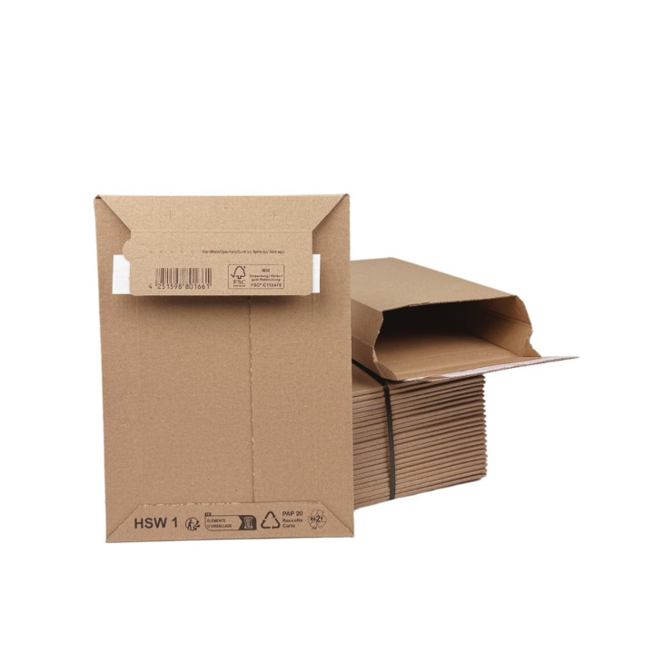 Enveloppe cartonnée Embaleo 26,5 x 19 cm