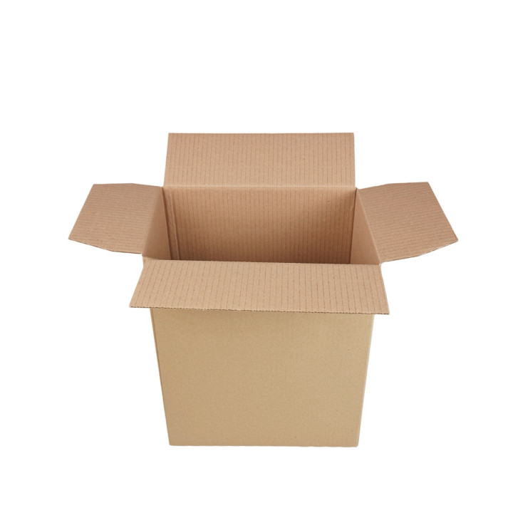 Caisse carton 6 bouteilles - Stockage sécurisé avec croisillons intégrés