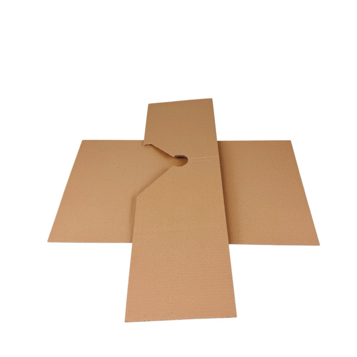 Étui-croix postal en carton brun 31 x 22 x 6 cm