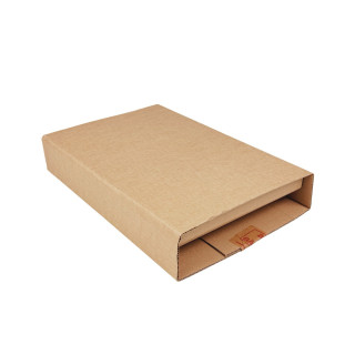 Étui-croix postal en carton brun 31 x 22 x 6 cm