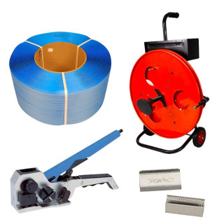 Kit cerclage polypropylène 12 x 0,55 mm