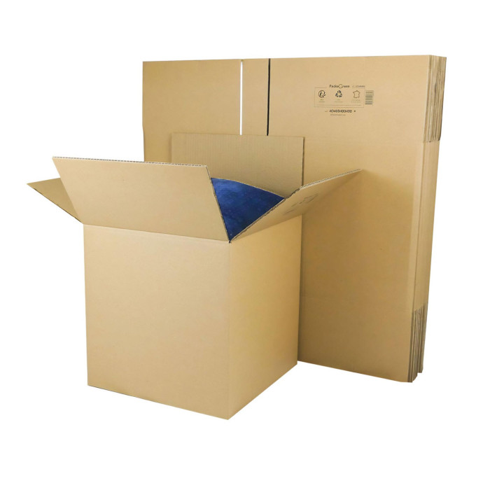 Carton double cannelure 40 x 40 x 40 cm