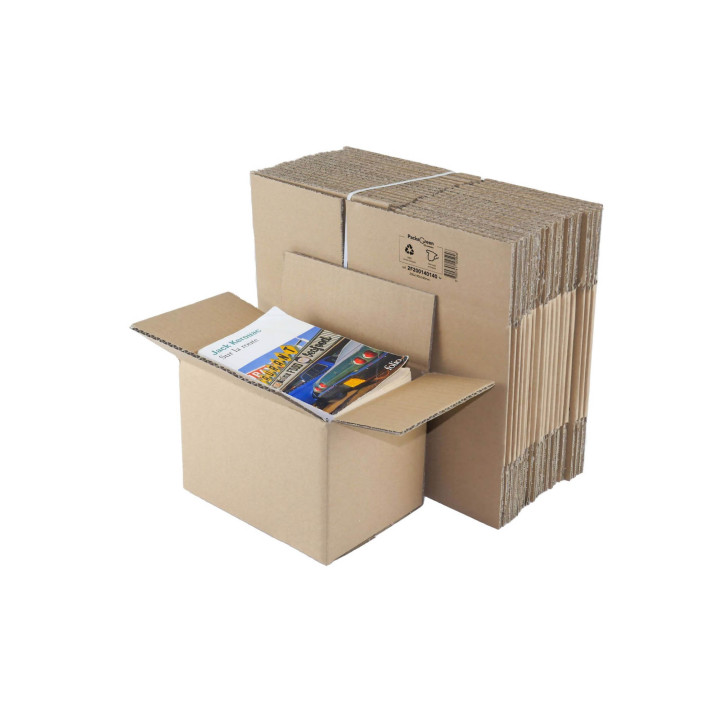 Boite en carton simple cannelure 20x14x14 cm