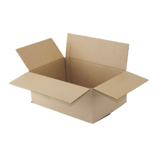 Carton simple cannelure  30 x 20 x 12,5 cm type GALIA A16