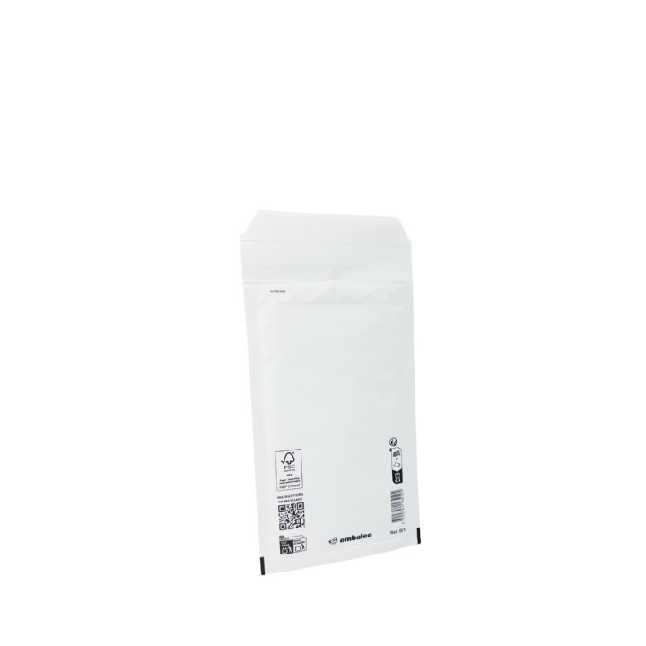 Enveloppe bulle blanche Embaleo B 12x21cm