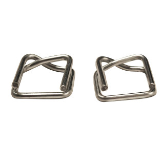 Boucles pour feuillard textile 19 mm – Lot de 1000