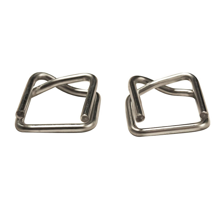 Boucles pour feuillard textile 19 mm – Lot de 1000