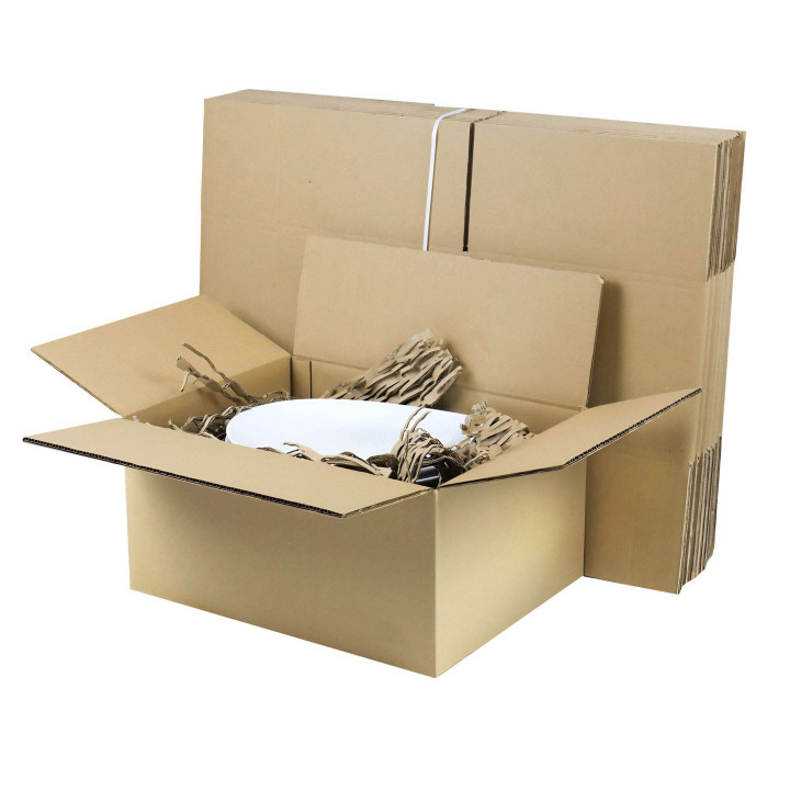 Boite en carton double cannelure 40 x 30 x 18 cm