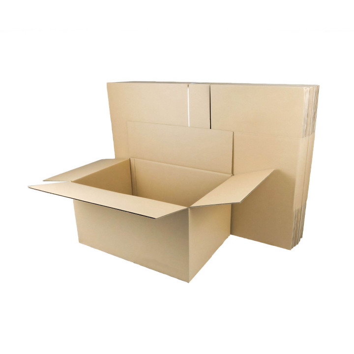 Carton simple cannelure grand format 60 x 30 x 30 cm