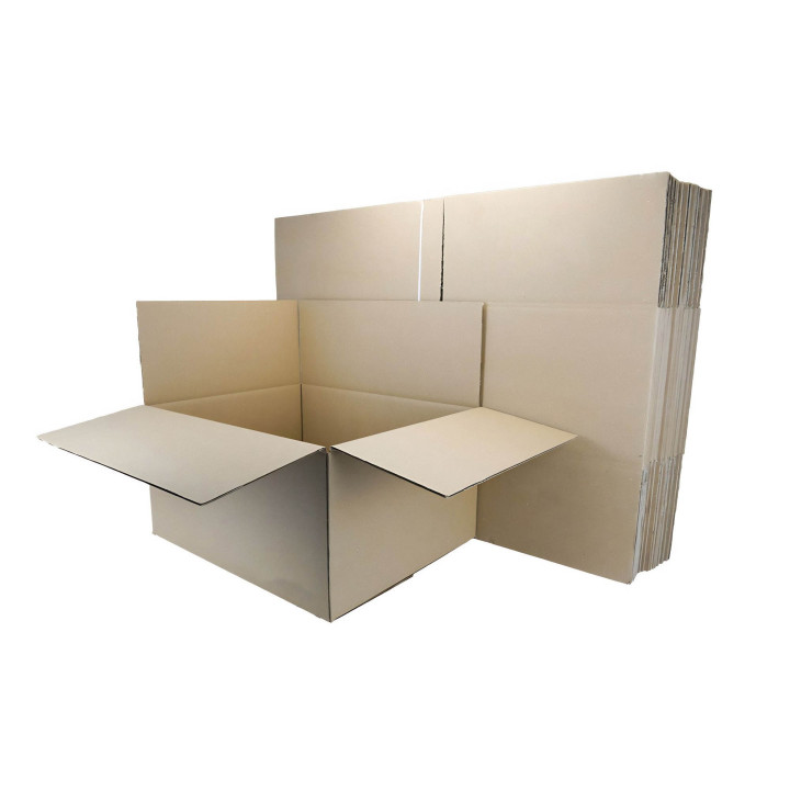 Boite en carton simple cannelure 50 x 40 x 20 cm