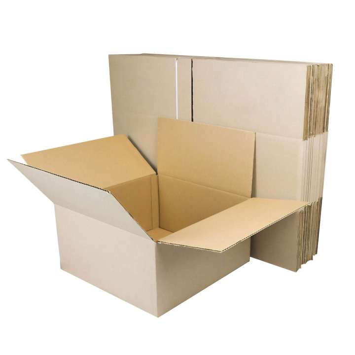 Carton simple cannelure 35 x 35 x 20 cm