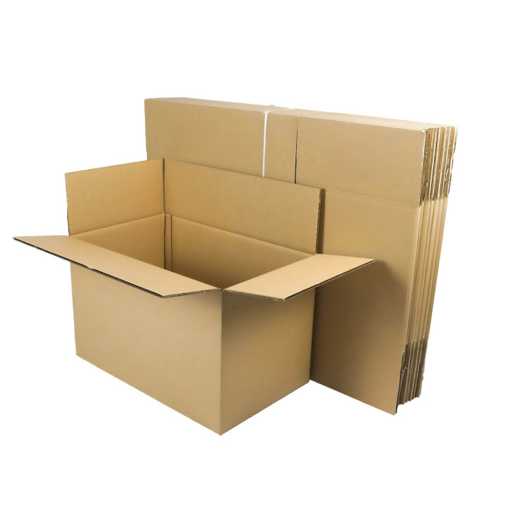 Carton cube double cannelure 60 x 60 x 60 cm