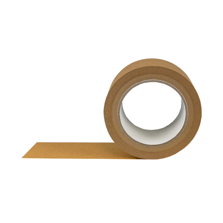Ruban adhésif kraft brun crépon 5 cm x 50 m - Résistant et recyclable | Embaleo