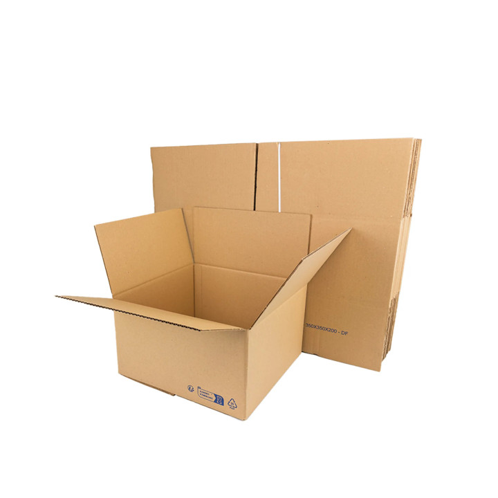 Carton simple cannelure 35 x 35 x 20 cm