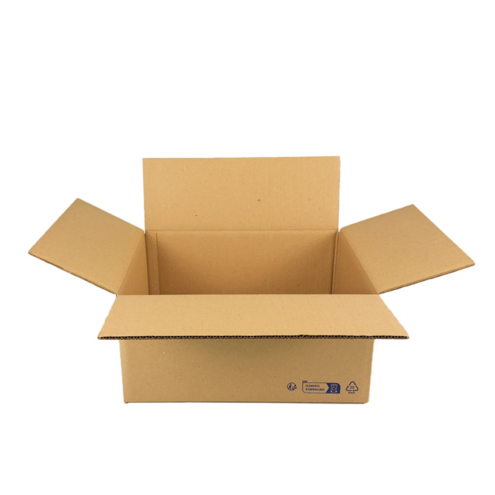 Boite en carton double cannelure 40 x 30 x 18 cm