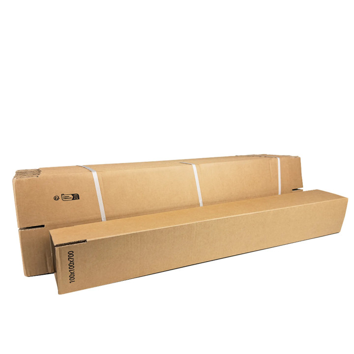 Tube carré d'expédition 70 x 10 x 10 cm