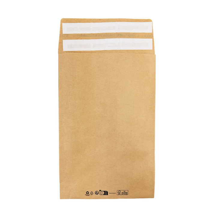 Pochette kraft 2 soufflets 35 x 23 cm – Packagreen