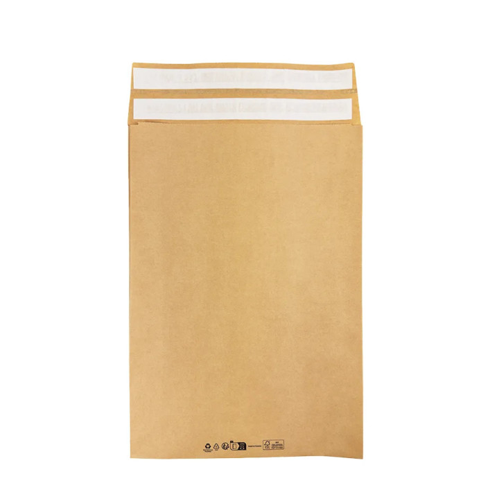 Pochette kraft 2 soufflets 43 x 30 cm – Packagreen