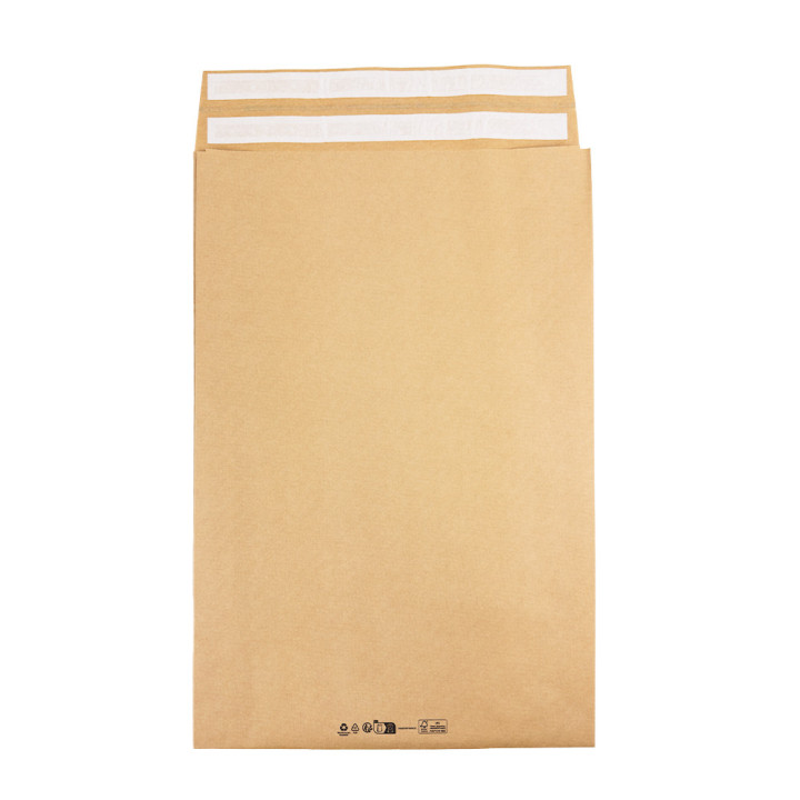 Pochette kraft 2 soufflets 58 x 38 cm – Packagreen