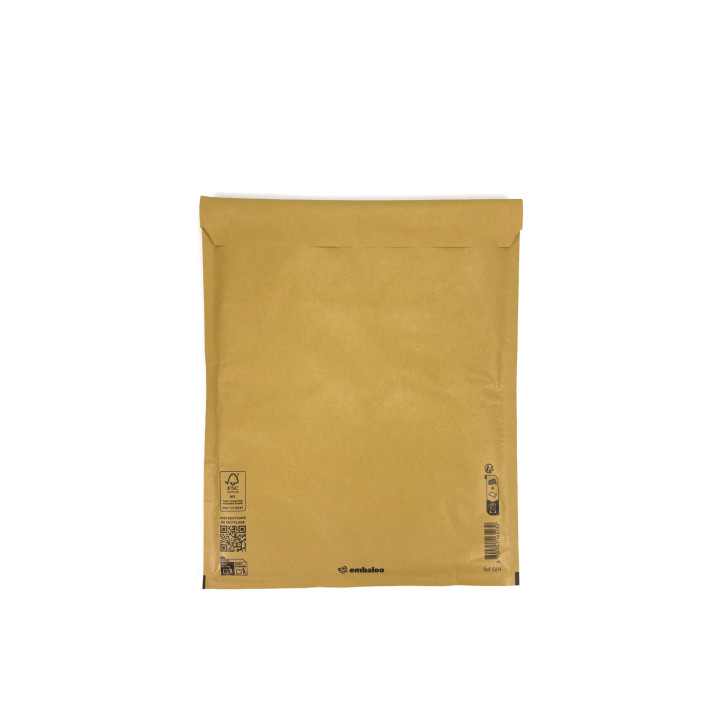 Enveloppe bulle brune recyclable G 23 x 34 cm