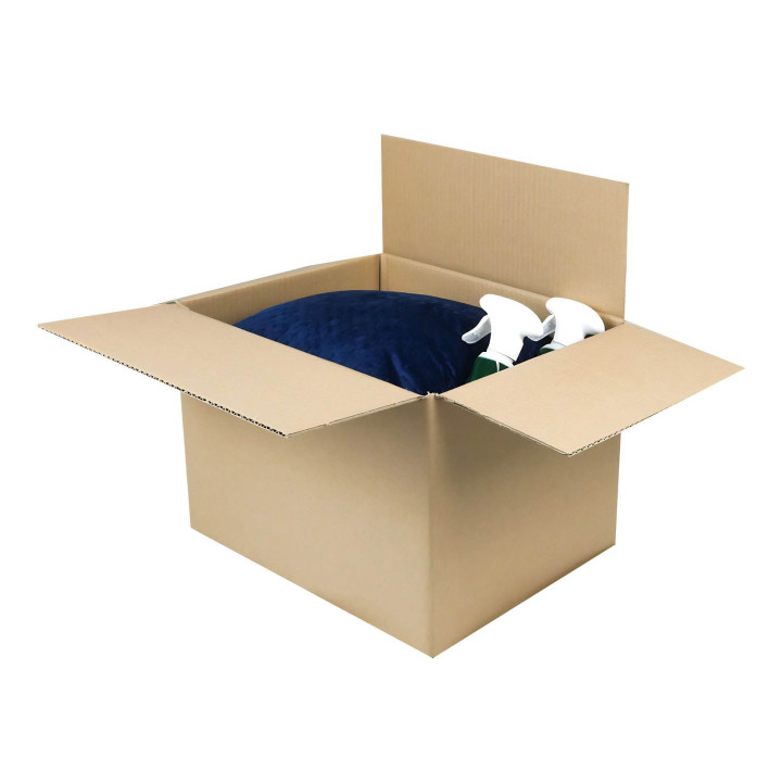 Carton simple cannelure 40 x 30 x 20 cm – Emballage recyclable | Embaleo