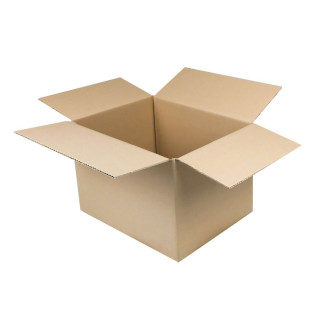 Carton simple cannelure 40 x 30 x 20 cm – Emballage recyclable | Embaleo