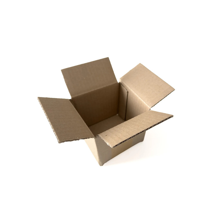 Carton cube 10 x 10 x 10 cm – Simple cannelure recyclée Packagreen | Embaleo