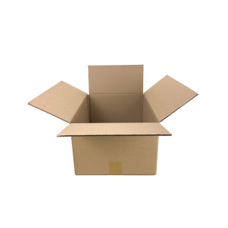 Carton simple cannelure 40 x 30 x 20 cm – Emballage recyclable | Embaleo