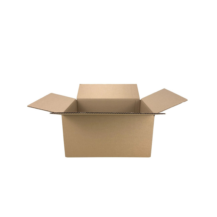Carton simple cannelure 40 x 30 x 20 cm – Emballage recyclable | Embaleo