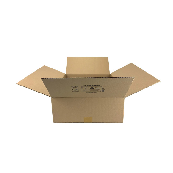 Boite en carton simple cannelure 50x40x15 cm