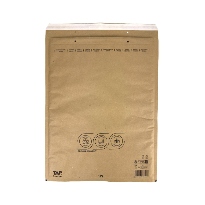 Enveloppe bulle brune recyclable K 35 x 47 cm