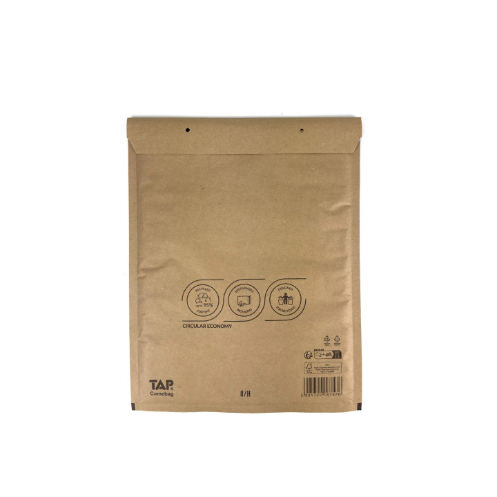 Enveloppe bulle brune recyclable H 27 x 36 cm