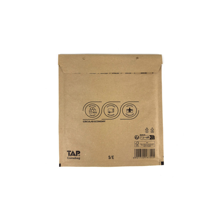 Enveloppe bulle brune recyclable E 22 x 26.5 cm