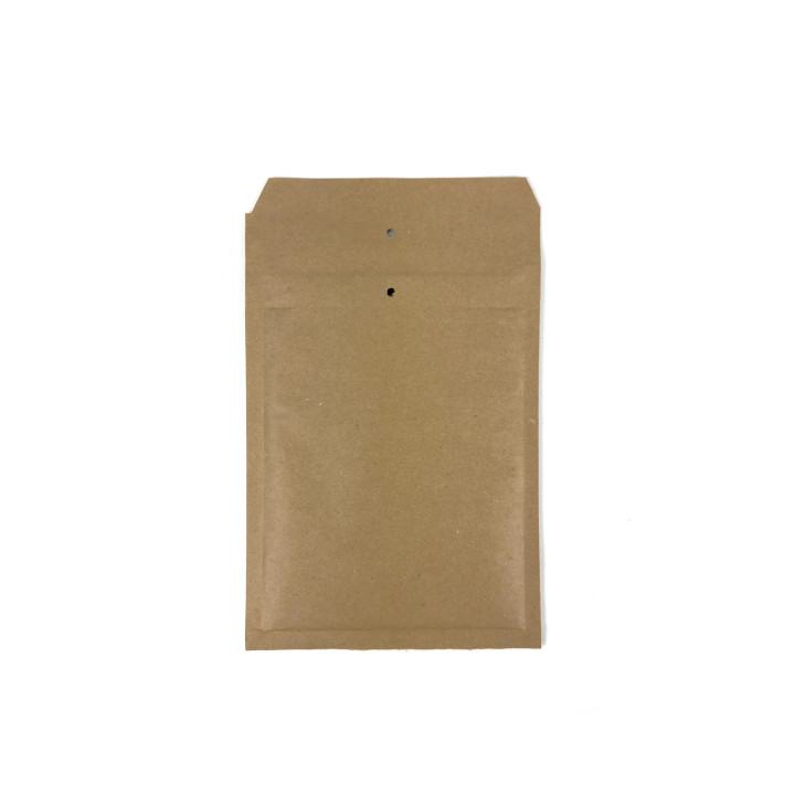 Enveloppe bulle matelassée / kraft recyclable brun C 15 x 21.5 cm
