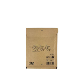 Enveloppe bulle brune recyclable C 15 x 21.5 cm