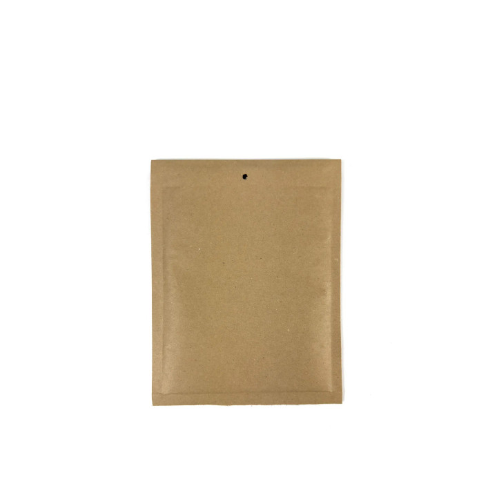 Enveloppe bulle matelassée / kraft recyclable brun C 15 x 21.5 cm