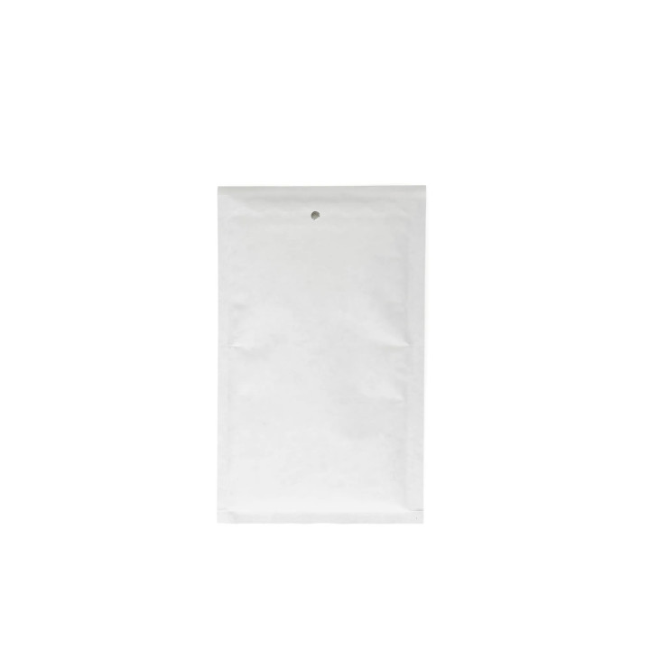 Enveloppe bulle en papier kraft blanc 12 x 21,5 cm 100% recyclable