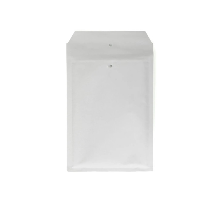 Enveloppe bulle en papier kraft blanc 15 x 21,5 cm 100% recyclable