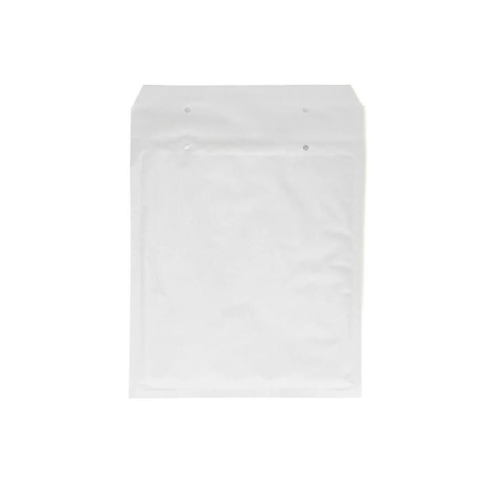 Enveloppe bulle en papier kraft blanc 22 x 26,5 cm 100% recyclable