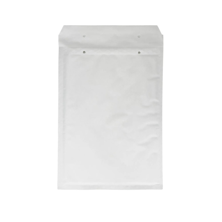 Enveloppe bulle en papier kraft blanc 23 x 34 cm 100% recyclable