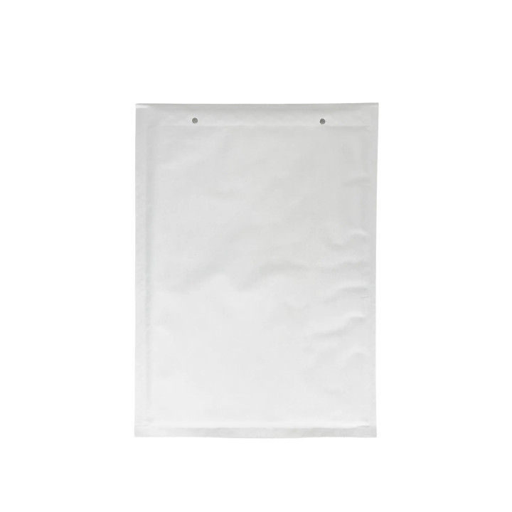 Enveloppe bulle en papier kraft blanc 23 x 34 cm 100% recyclable