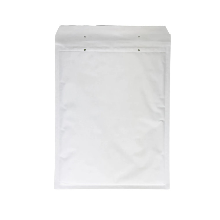 Enveloppe bulle en papier kraft blanc 27 x 36 cm 100% recyclable