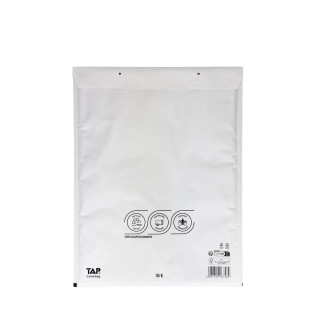Enveloppe bulle en papier kraft blanc 35 x 47 cm 100% recyclable