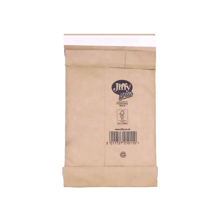 Enveloppe matelassée papier Jiffy recyclable 10.5 x 22.9 cm