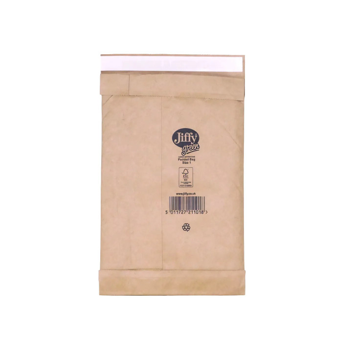 Enveloppe matelassée papier Jiffy recyclable 16,5 x 28 cm