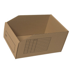 Bac de stockage carton 30 x 20 x 15 cm - 8,04L