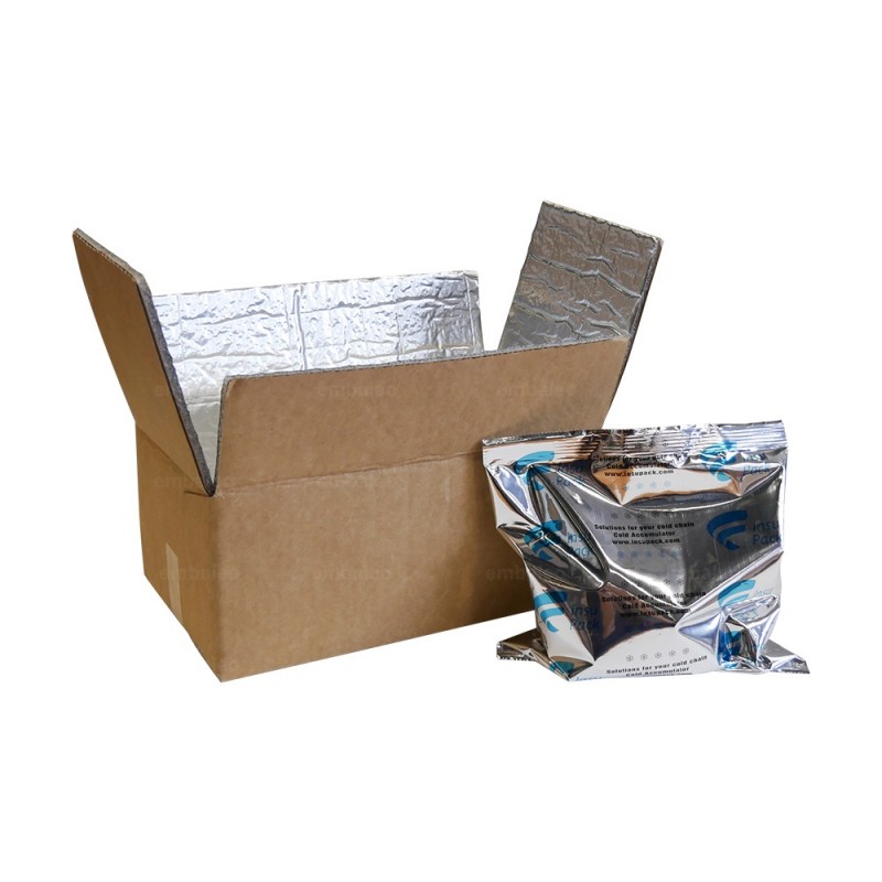 boite carton isotherme aluminium